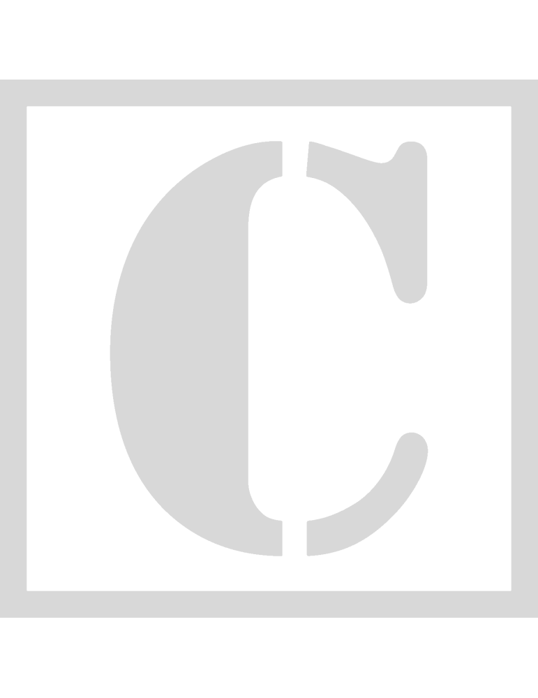 Stencil C - Lettertype Stencil