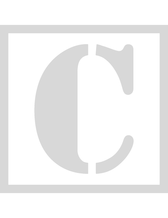 Stencil C - Lettertype Stencil