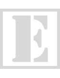 Stencil E - Lettertype Stencil