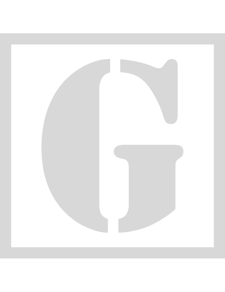 Stencil G - Lettertype Stencil