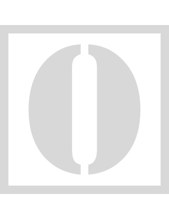 Stencil O - Lettertype Stencil