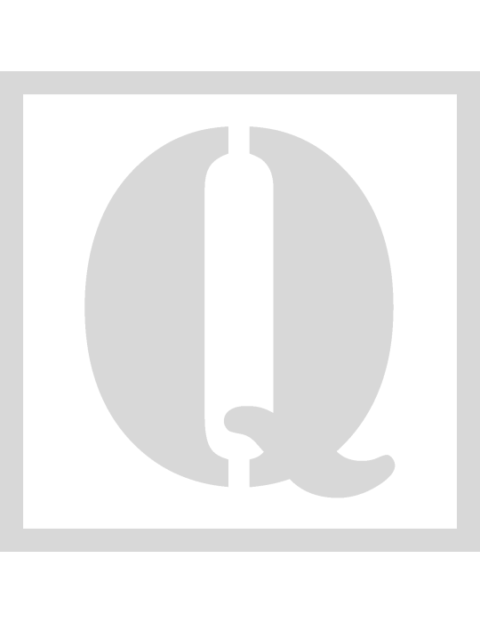 Stencil Q - Lettertype Stencil