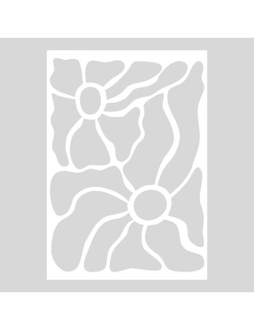 Stencil Boho Flowers