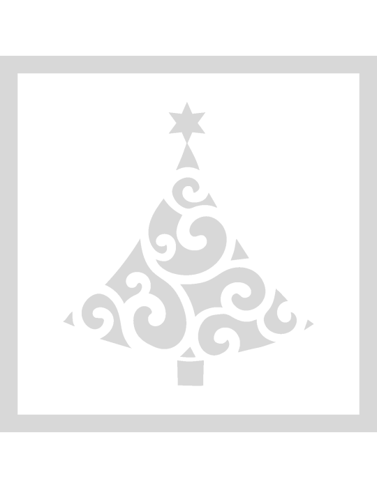 Stencil X-Mas Tree