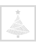 Stencil X-Mas Tree