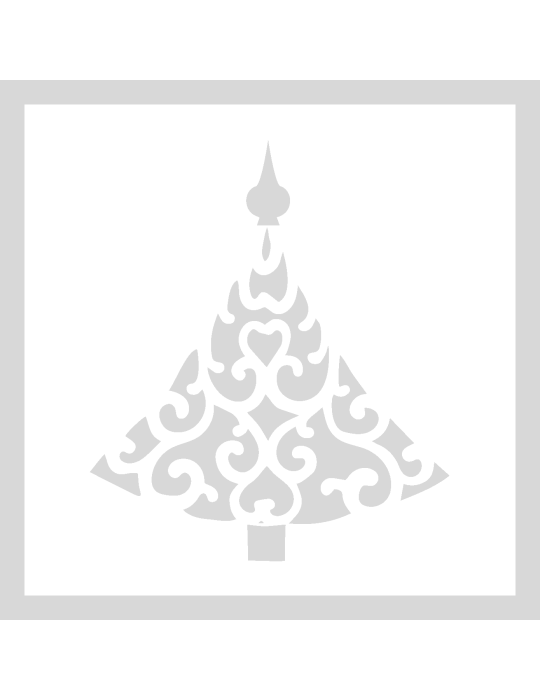 Stencil X-Mas Tree