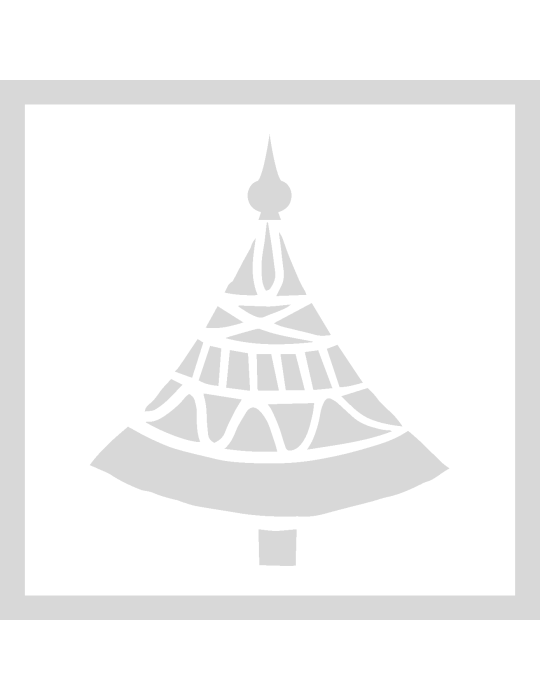 Stencil X-Mas Tree