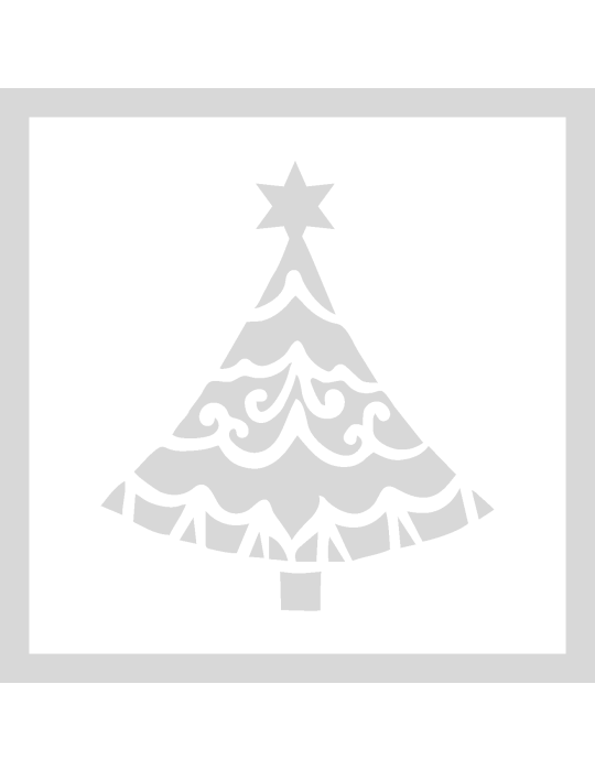 Stencil X-Mas Tree