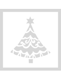 Stencil X-Mas Tree