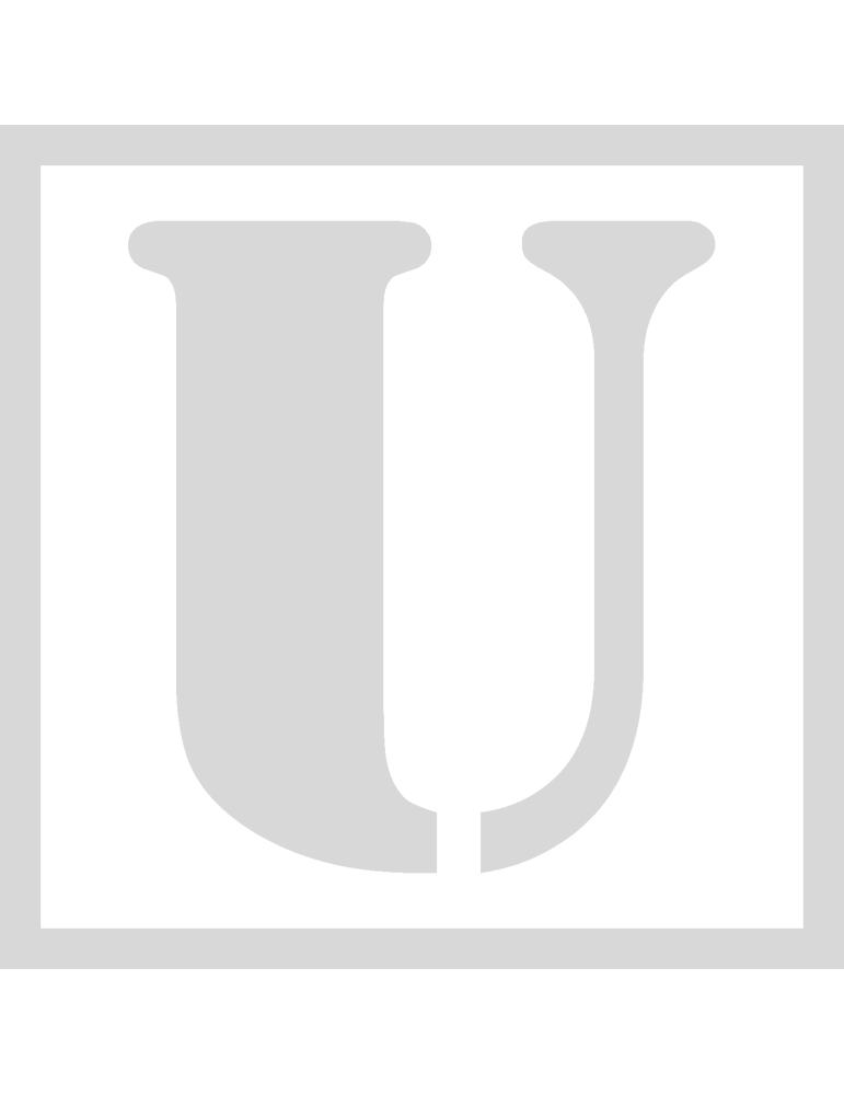 Stencil U - Lettertype Stencil
