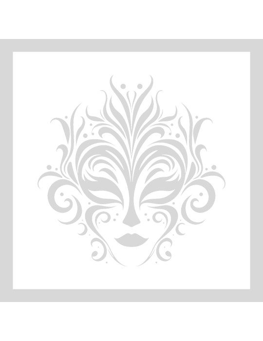 Stencil Venetian Carnaval Mask