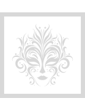 Stencil Venetian Carnaval Mask