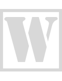 Stencil W - Lettertype Stencil