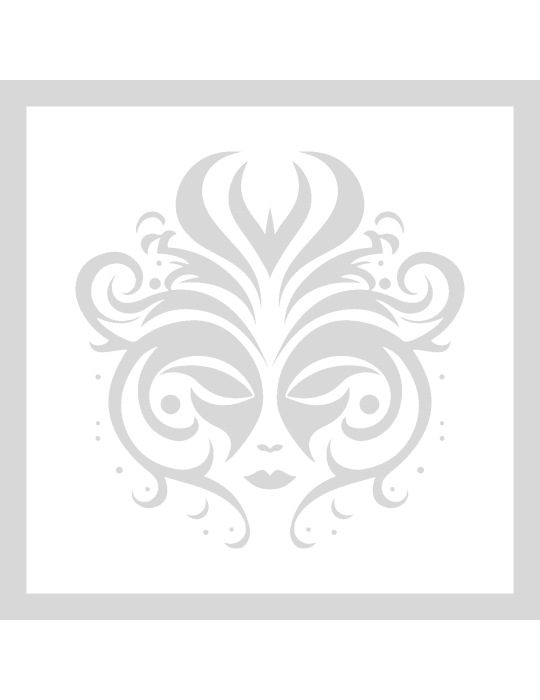 Stencil Venetian Carnaval Mask