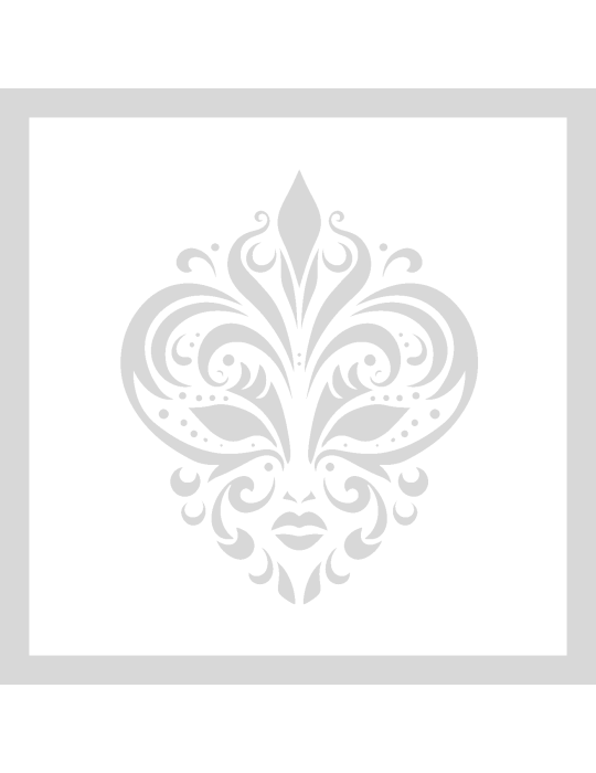 Stencil Venetian Carnaval Mask
