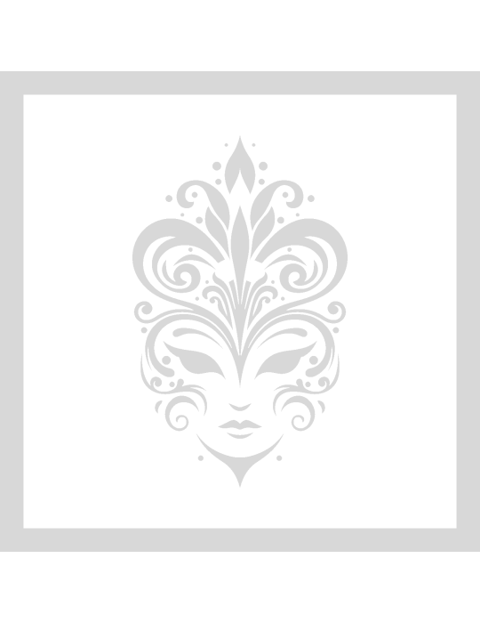 Stencil Venetian Carnaval Mask
