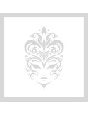 Stencil Venetian Carnaval Mask