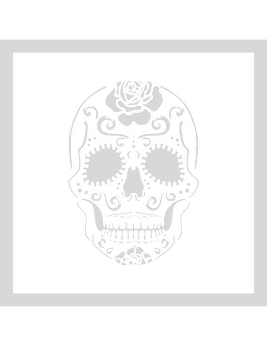 Sugar Skull Stencil voor creatieve DIY projecten