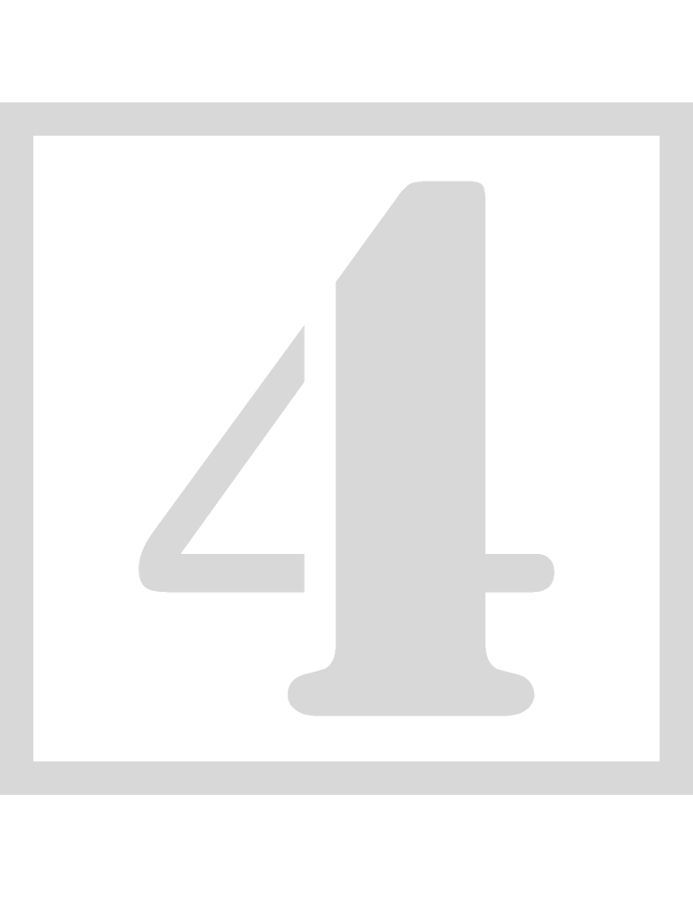 Stencil 4 - Lettertype Stencil