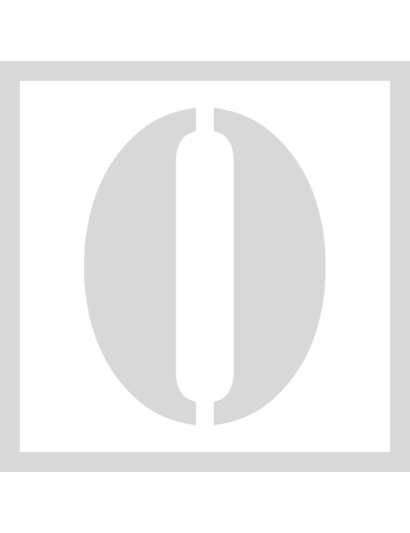 Stencil 0 - Lettertype Stencil