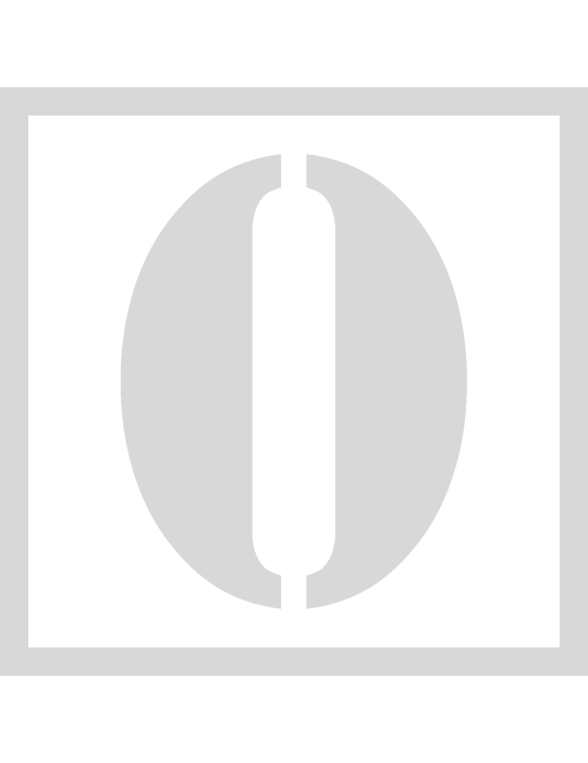 Stencil 0 - Lettertype Stencil