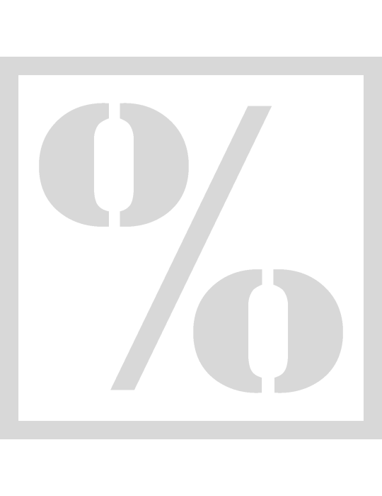 Stencil procent teken - Lettertype Stencil