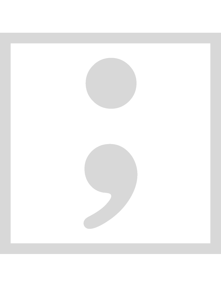 Stencil punt komma - Lettertype Stencil