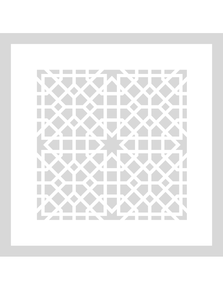 Stencil Arabic Pattern 8