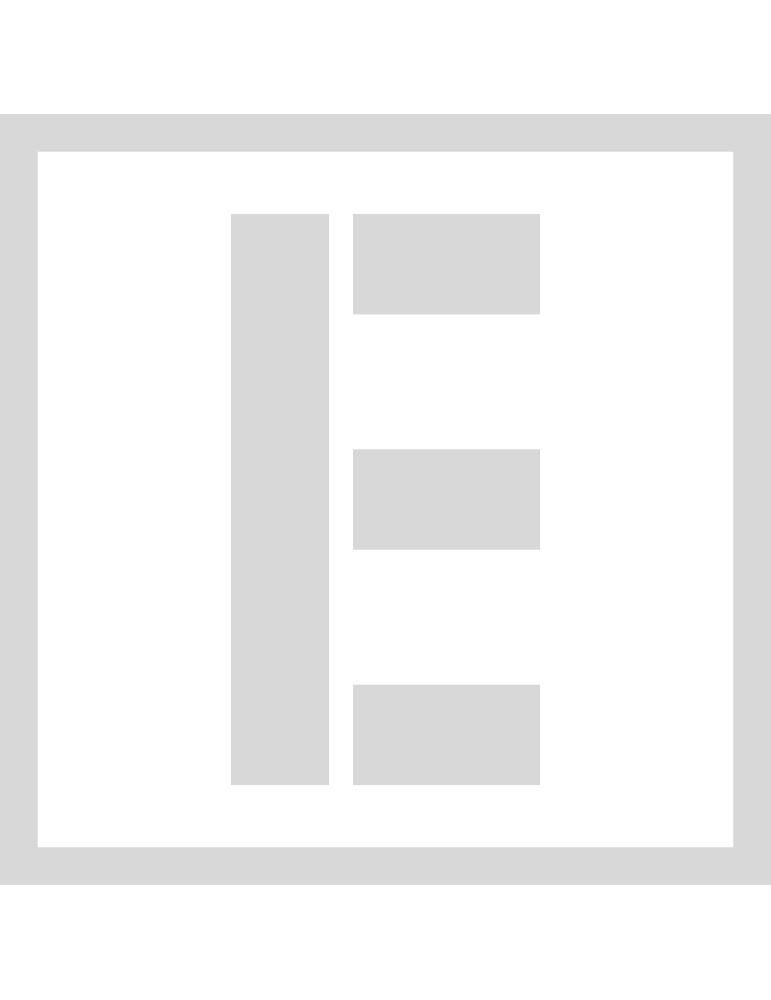 Stencil E - Lettertype Military Stencil