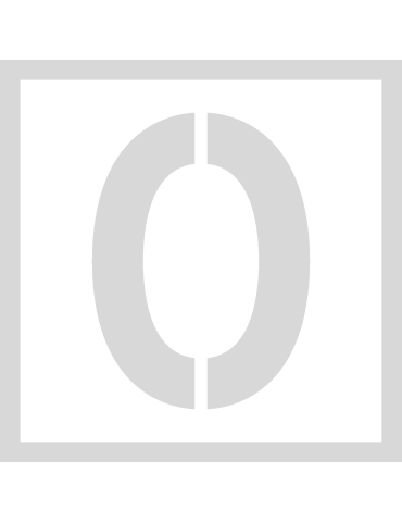 Stencil O - Lettertype Military Stencil