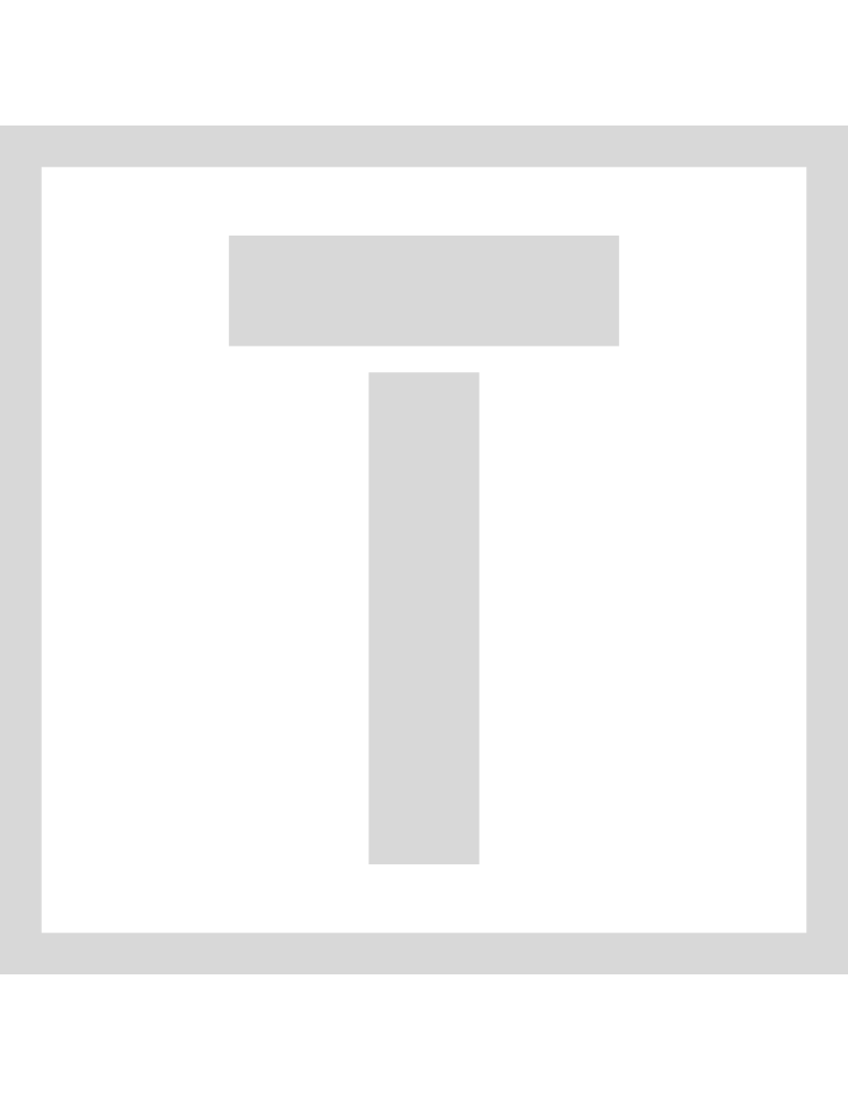 Stencil T - Lettertype Military Stencil