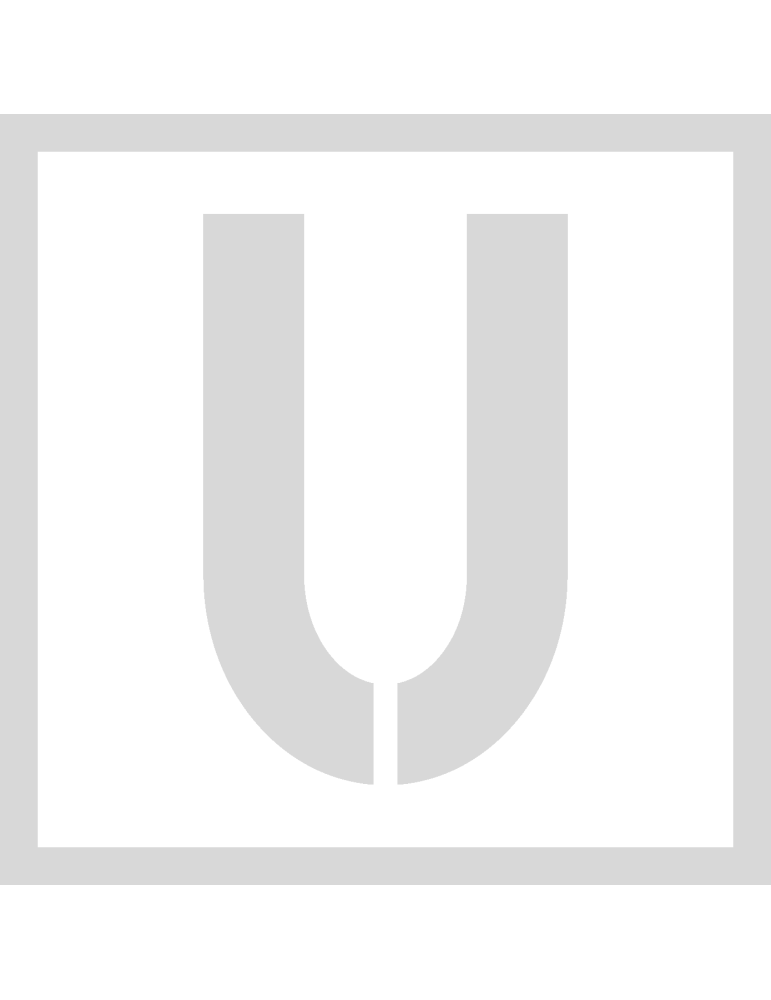 Stencil U - Lettertype Military Stencil