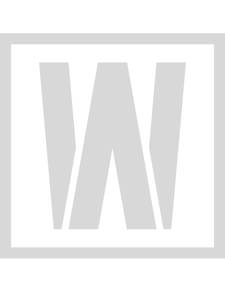 Stencil W - Lettertype Military Stencil