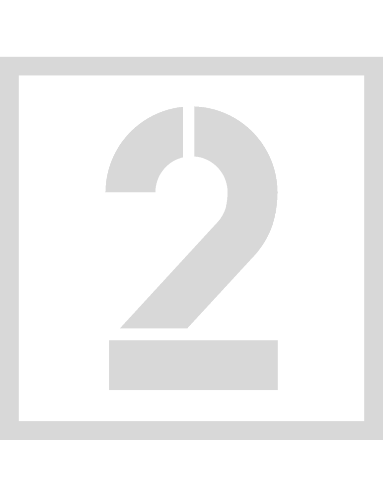 Stencil 2 - Lettertype Military Stencil