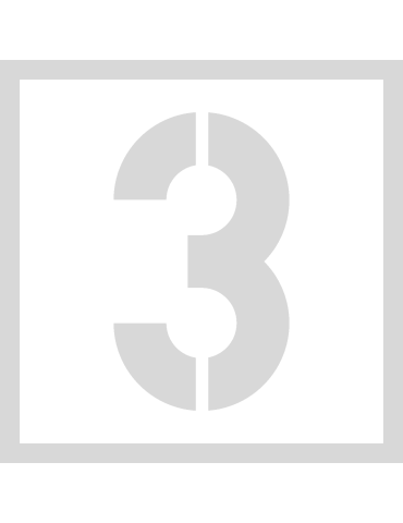 Stencil 3 - Lettertype Military Stencil