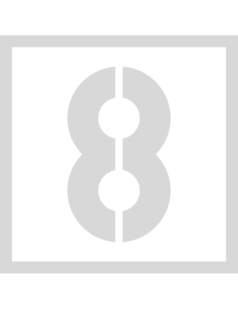 Stencil 8 - Lettertype Military Stencil