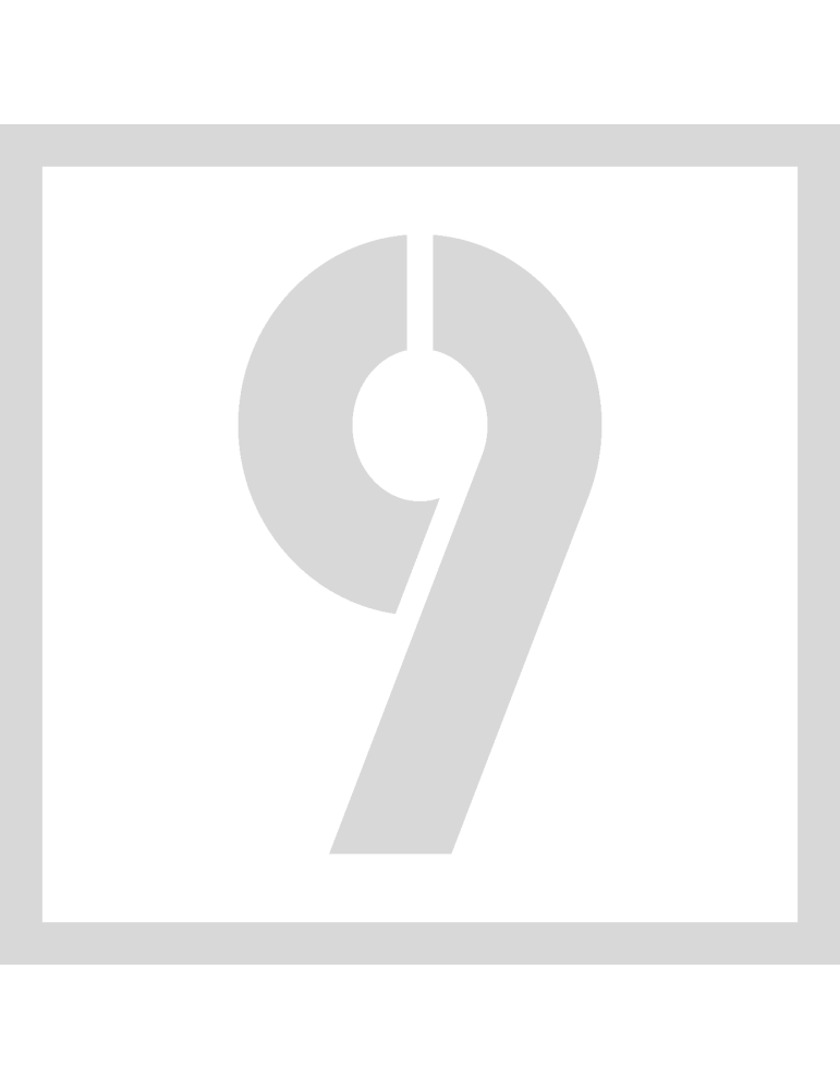 Stencil 9 - Lettertype Military Stencil