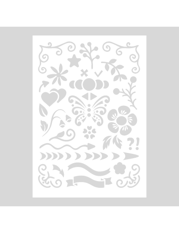 Stencil Bullet Journal