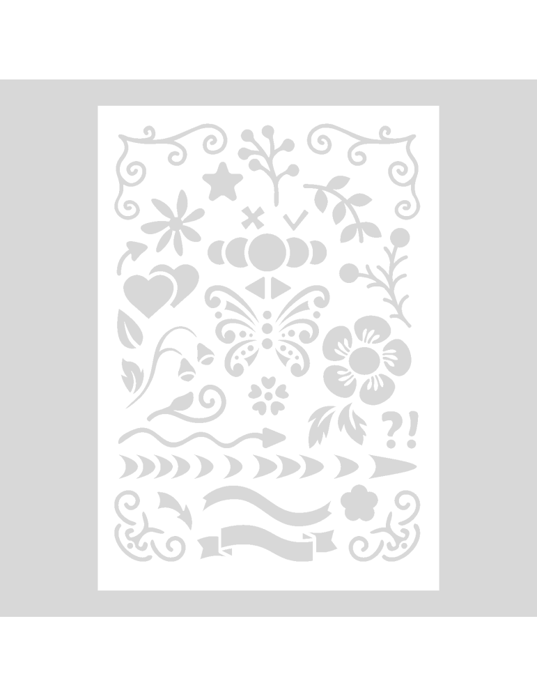 Stencil Bullet Journal