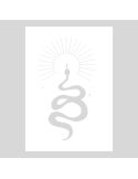 Stencil Boho Snake