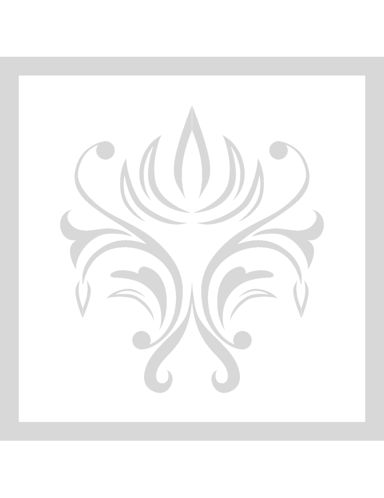 Stencil Vintage Floral Ornament