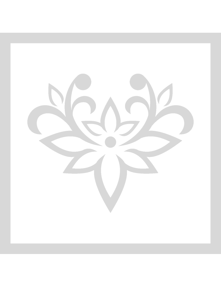 Stencil Vintage Floral Ornament