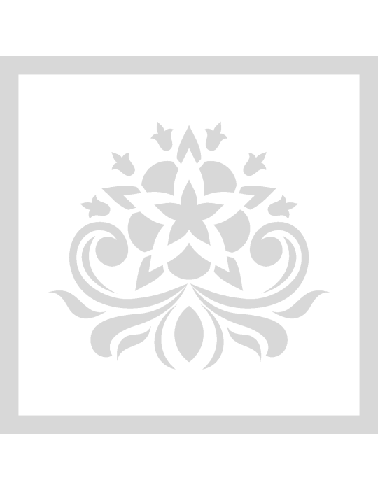 Stencil Vintage Floral Ornament