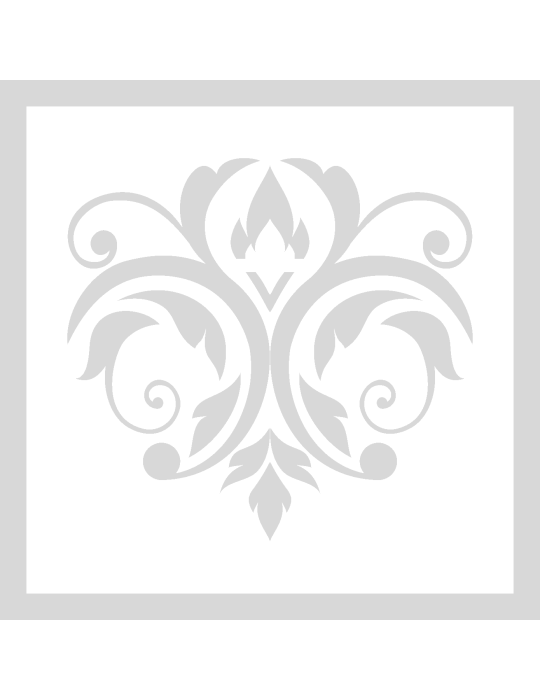Stencil Vintage Floral Ornament