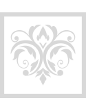 Stencil Vintage Floral Ornament