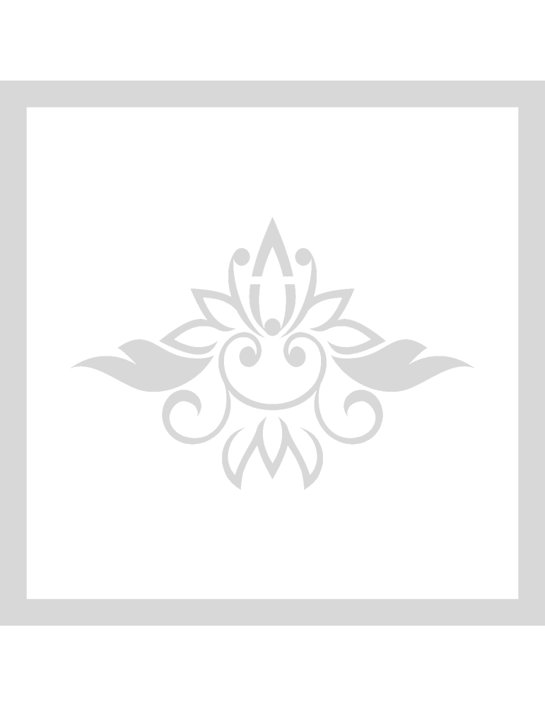 Stencil Vintage Floral Ornament