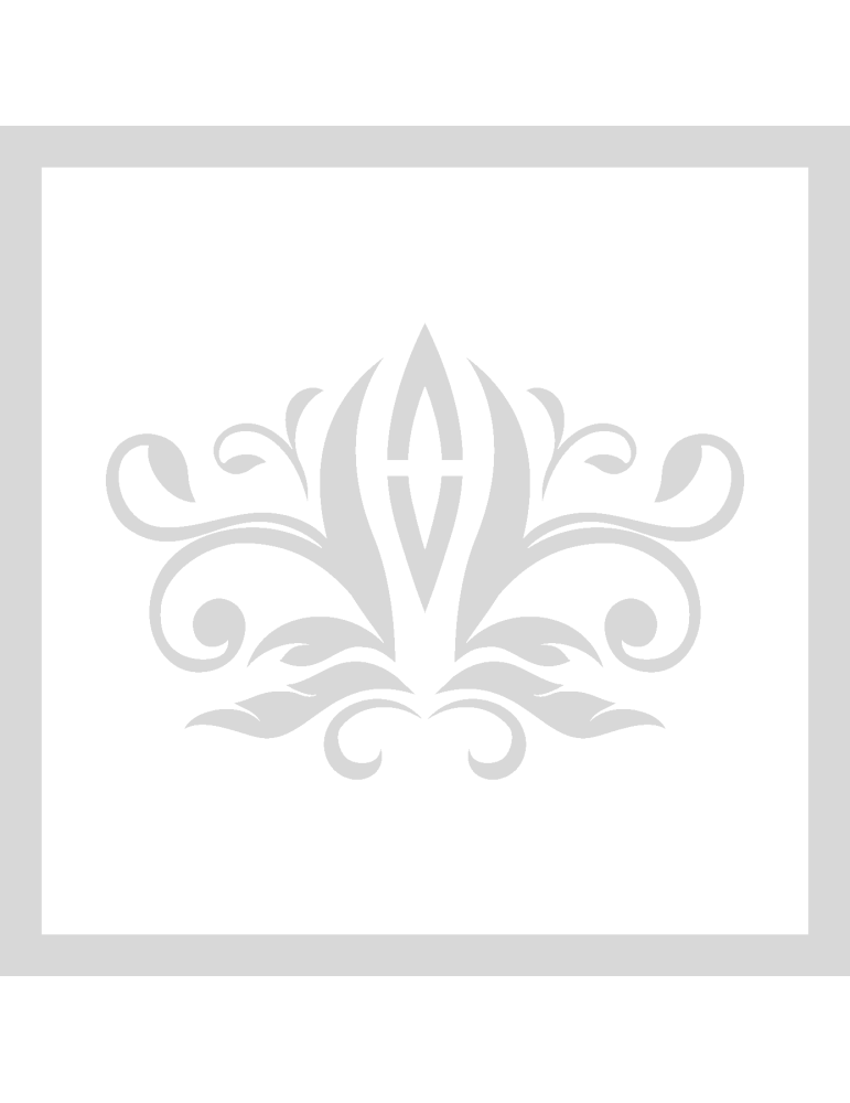 Stencil Vintage Floral Ornament