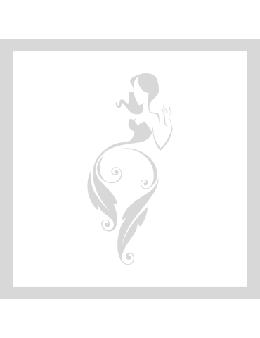 Stencil Girl in Floral Dress