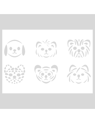 Stencil Bullet Journal Cute Animals