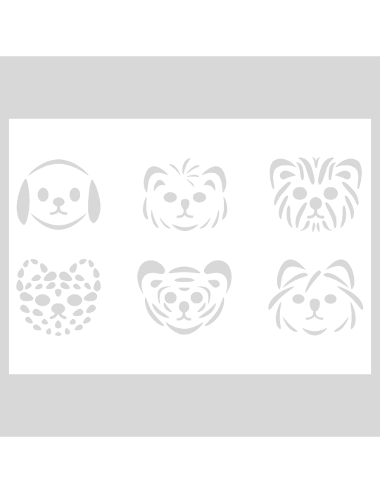 Stencil Bullet Journal Cute Animals